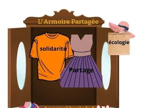 Journée de vente et dépôt à l'Armoire partagée