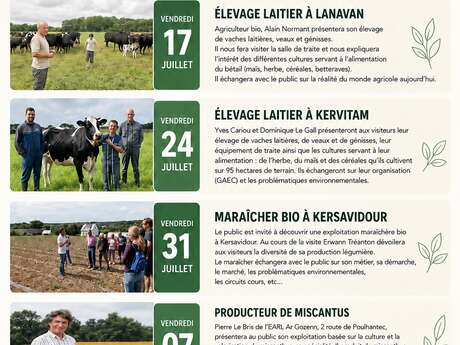 Visite de ferme à Mahalon - Elevage laitier de Lanavan