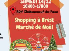 Accueil ados: Shopping à Brest - Marché de Noël