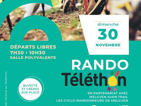 Rando Téléthon à Melgven