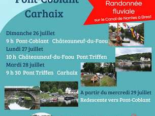 Route de l'ardoise : Randonnée fluviale sur le Canal de Nantes à Brest