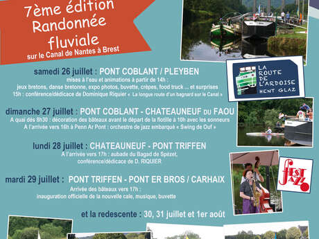 Route de l'ardoise : Randonnée fluviale sur le Canal de Nantes à Brest