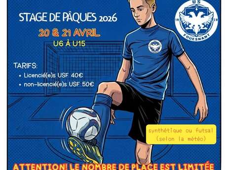 Stage de Foot des vacancs de Pâques de l'USF