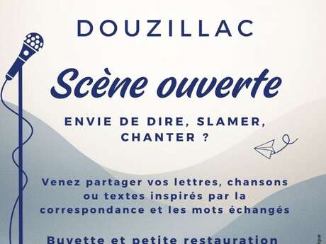 ÉCRIV’ÉMOI : scène ouverte Lecture & Chansons