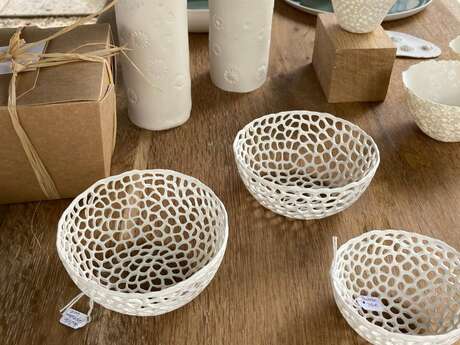 Valérie Fortin - Objets et Luminaires en porcelaine