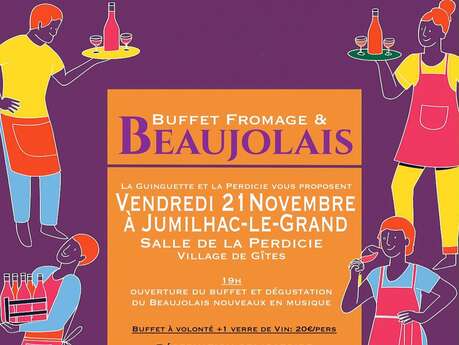 Soirée Beaujolais à la Perdicie