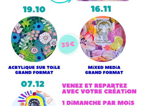 Ateliers Art multi-techniques