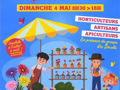 Marché aux fleurs et artisans