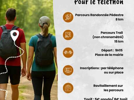 Randonnée / Trail pour le TELETHON