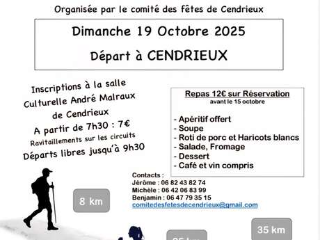 Randonnée La Cendrieucoise