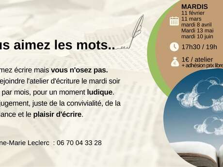 Atelier d'écriture
