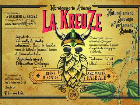 Microbrasserie La Kreuze et sa houblonnière