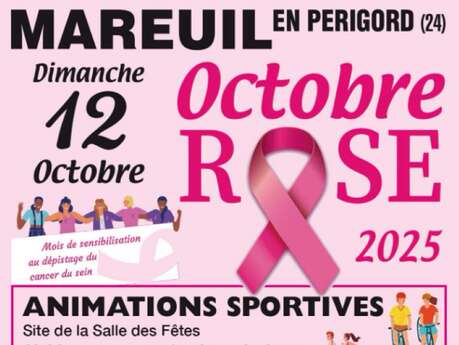 Octobre rose à Mareuil en Périgord