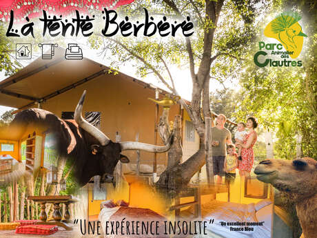 La tente Berbère du Parc animalier des Clautres