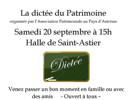 Dictée du patrimoine
