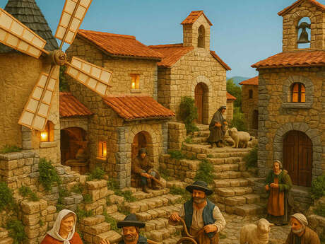 Grande crèche provençale