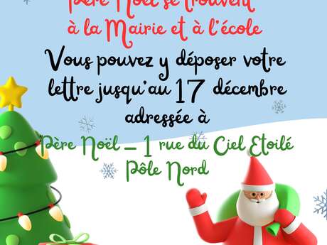 La Boître aux lettres du Père Noël à Cussac