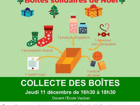 Collecte de boîtes solidaires