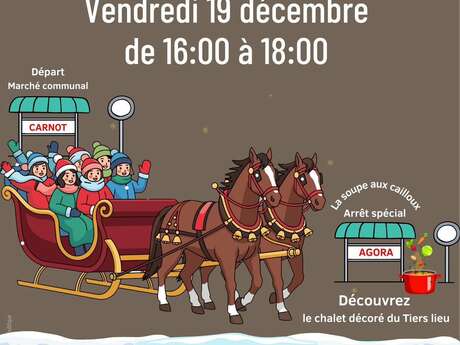 La calèche du Père Noël