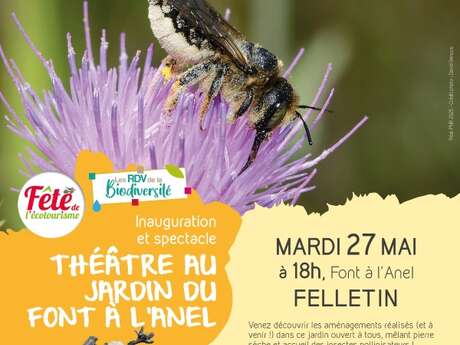 Inauguration et spectacle / Théâtre au jardin du Font à L’Anel Inauguration et spectacle / Théâtre au jardin du Font à L’Anel
