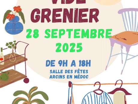 Vide grenier à Arcins
