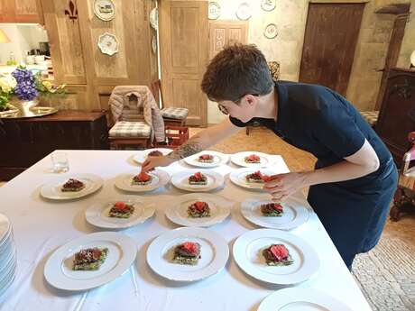 Visite guidée et repas aux chandelles - Châteaux en fête