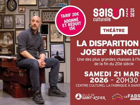 Théâtre "La disparition de Josef Mengele"