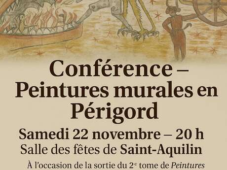 Conférence “Peintures murales en Périgord”