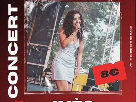 Concert avec Inès, finaliste de l'émission The Voice Kids