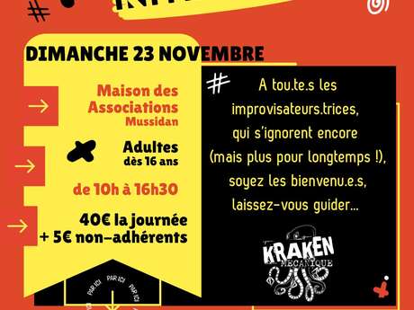 Stage d’improvisation théâtrale