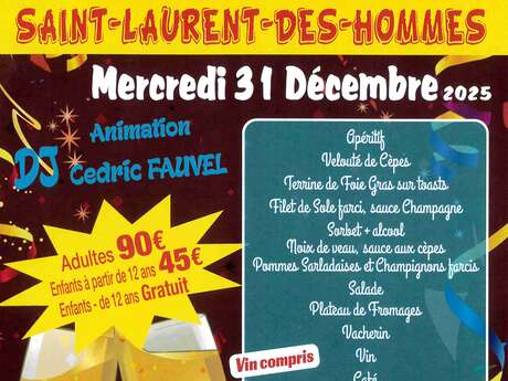 Réveillon St Sylvestre