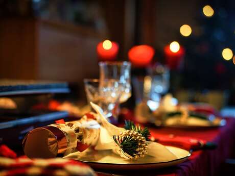 Repas du réveillon de noël au Moulin du Porteil