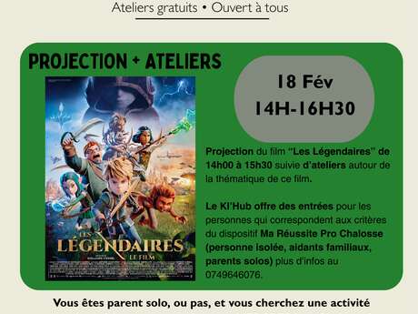 Les ateliers du Kare - Projection du film "Les Légendaires" et ateliers