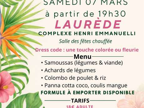 Soirée Créole à Laurède