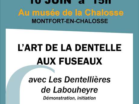 Atelier "L'art de la dentelle aux fuseaux" au Musée de la Chalosse