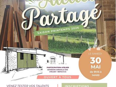 Atelier + repas : fabrication de planche en bois et grillades le midi