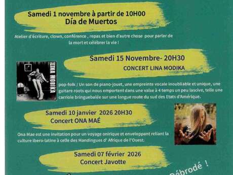 Samedi 15 Novembre - CONCERT LINA MODIKA
