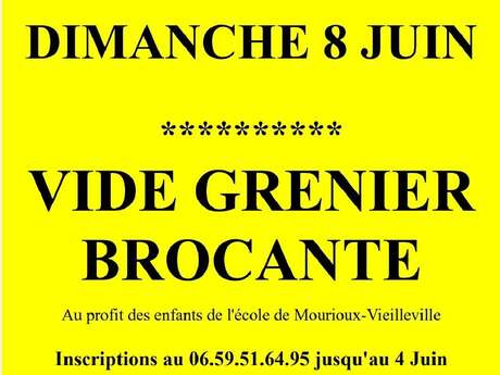 Vide Grenier Brocante de l'Ecole de Mourioux