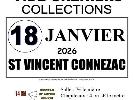 Brocante de Saint-Vincent de Connezac