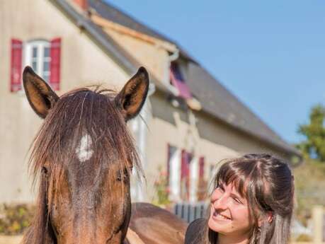 Balade à cheval autour de l'étang de Rouffiac