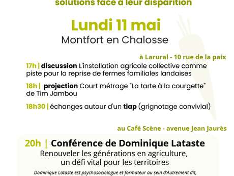 Conférence débat sur la transmission des fermes