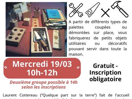 Petits objets en palettes
