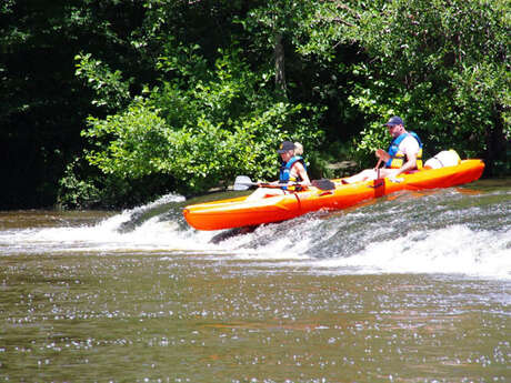 Canoë, paddle, pêche au Camping le Clupeau