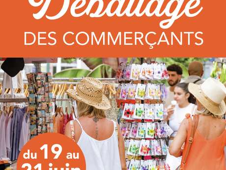 Déballage des commerçants