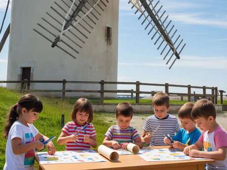 Atelier enfant - fabrication de moulin