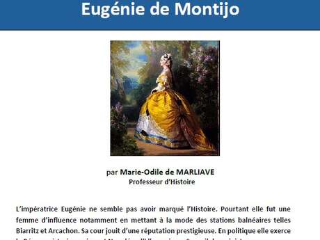 Conférence : Eugénie de Montijo