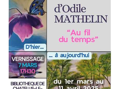 Exposition de Tableaux d'Odile MATHELIN