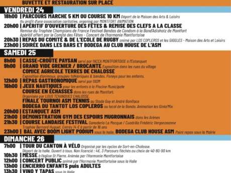 Fêtes locales de Montfort-en-Chalosse