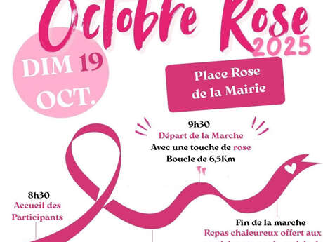 Marche dans le cadre d'Octobre Rose