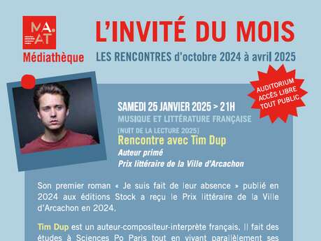 L'invité du mois : Tim Dup